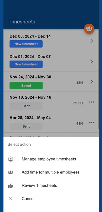 Supervisor actions