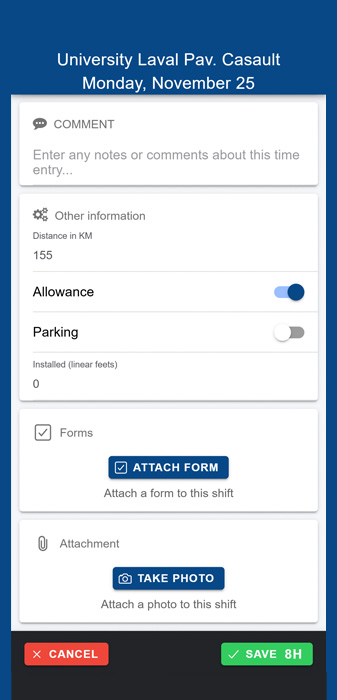 Custom fields
